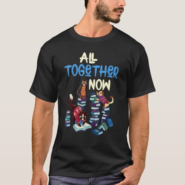 All Together Now Summer Reading Program 2023 Book  T-Shirt (Vorderseite)
