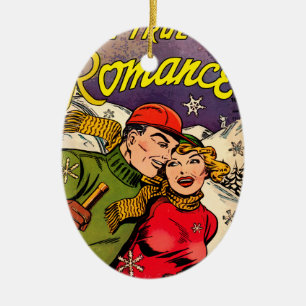 All True Romance #3 - Vintage Comic-Heft Keramik Ornament
