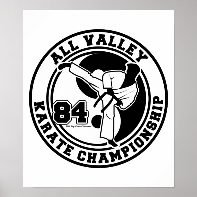 All Valley Karate Championship Poster (Vorne)