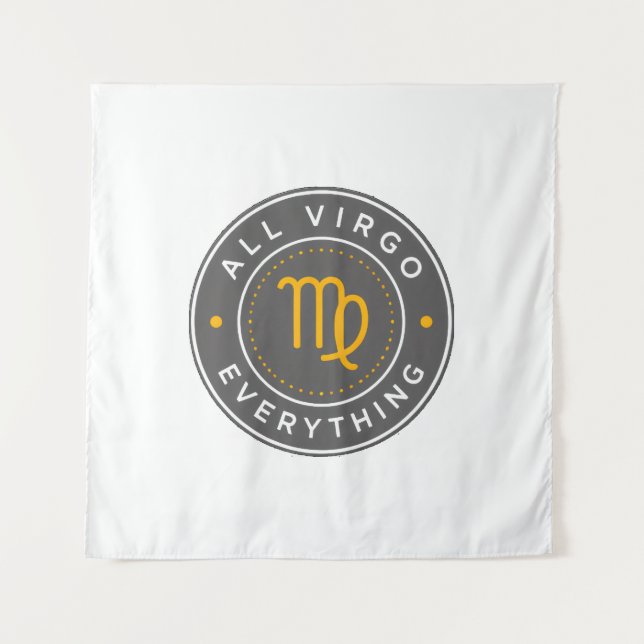 All Virgo Everything Offizielles Logo Wandteppich (Vorderseite)
