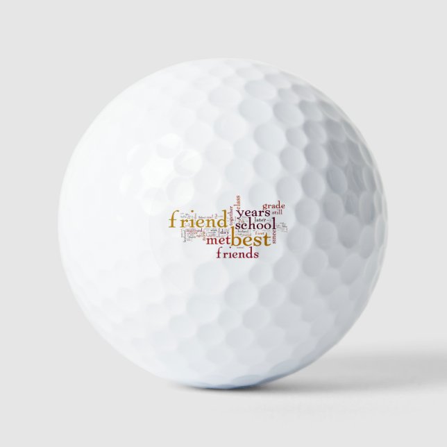 **ALL WAYS TO SAY FRIEND** GOLF BALL (Vorderseite)