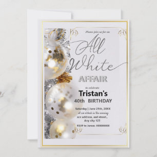 All-White-Party oder Weiße Party Einladung