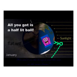 All you got is a half lit ball! Poster