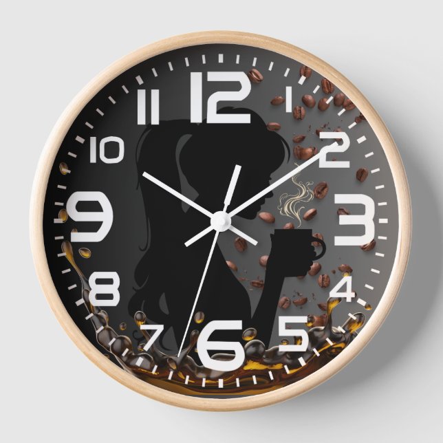 All you need is coffee uhr (Vorderseite)