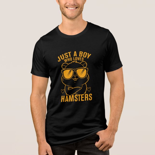 All You Need Is Hamster Love Tri-Blend Shirt (Vorderseite)
