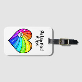 All You Need is Love Gepäckanhänger