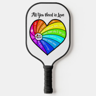 All You Need is Love Pickleball Schläger