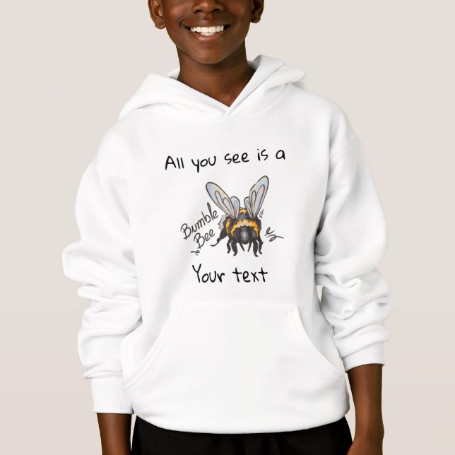 All you see, Bumble Bee  Hoodie (Vorderseite)