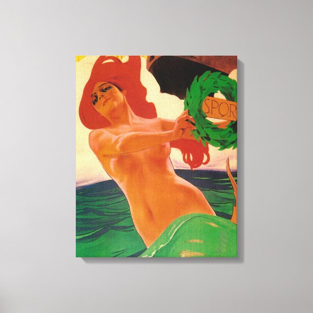 Alla Spezia Werbeplakat Leinwanddruck (Vorderseite)