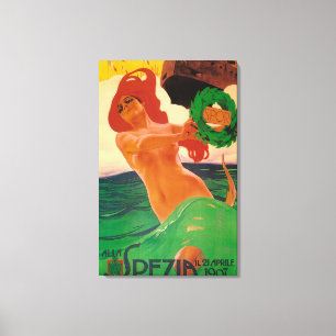 Alla Spezia Werbeplakat Leinwanddruck