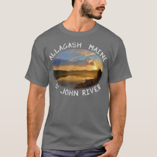 Allagash Maine Moosetown Sunrise T-Shirt