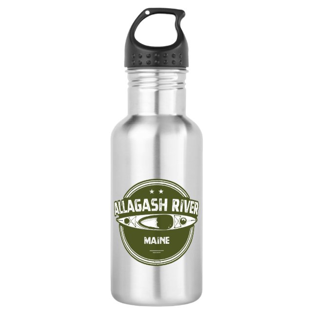 Allagash River Maine Kayak Edelstahlflasche (Vorderseite)