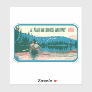 Allagash Wilderness Waterway Maine USA Sticker