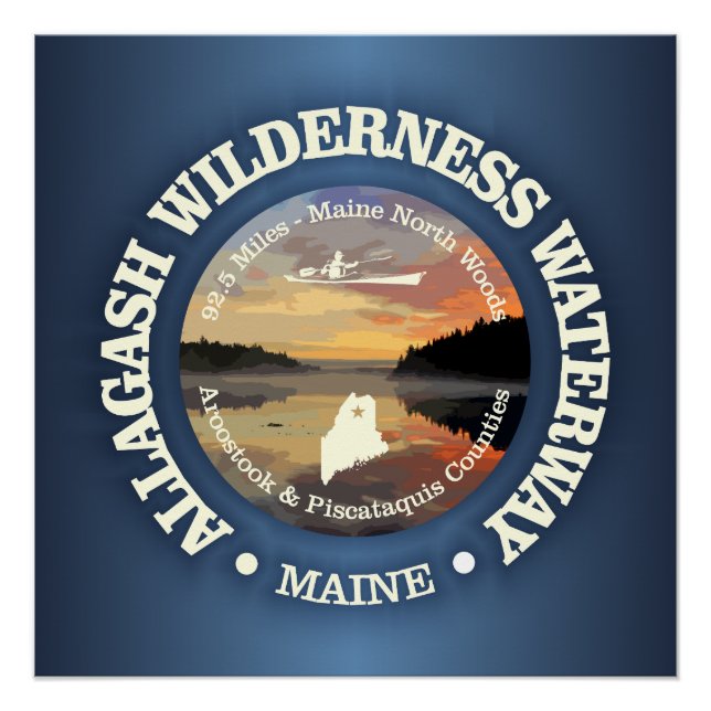 Allagash Wilderness Waterway Poster (Vorderseite)