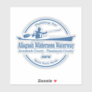 Allagash Wilderness Waterway (SK) Aufkleber