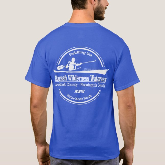 Allagash Wilderness Waterway (SK) T-Shirt (Rückseite)