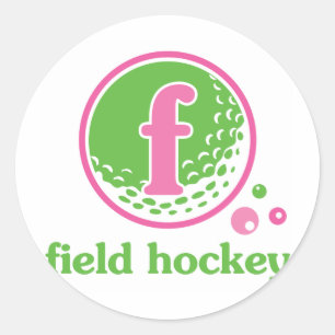 Allaire Field Hockey Runder Aufkleber