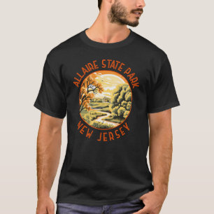 Allaire Staat Park New Jersey Retro Distressed T-Shirt