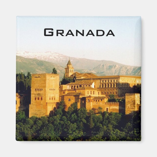 allambra granada view magnet (Vorne)