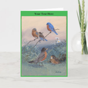 Allan Brooks Birds no1 Dankeskarte