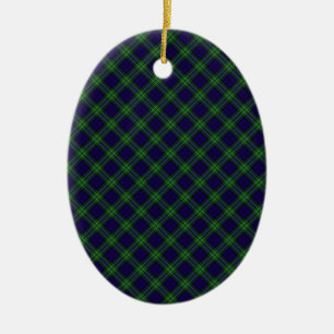 Allan-Clan-Tartan entworfener Druck Keramikornament