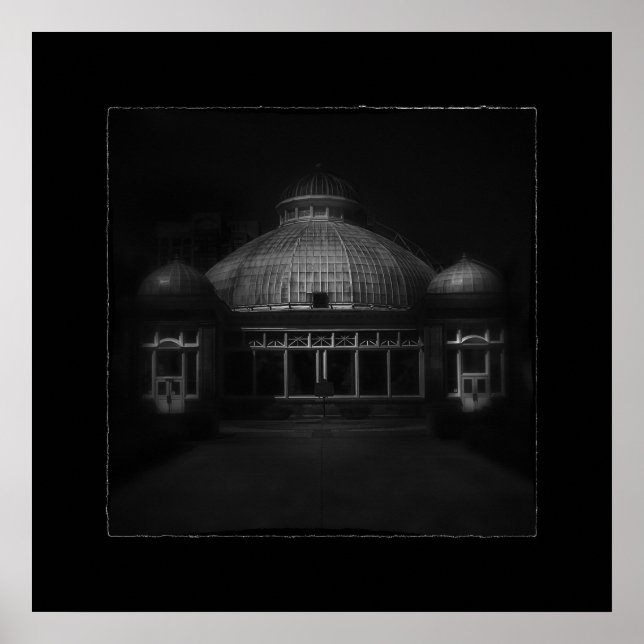Allan Gardens Conservatory Palm House Nr. 7 Border Poster (Vorne)