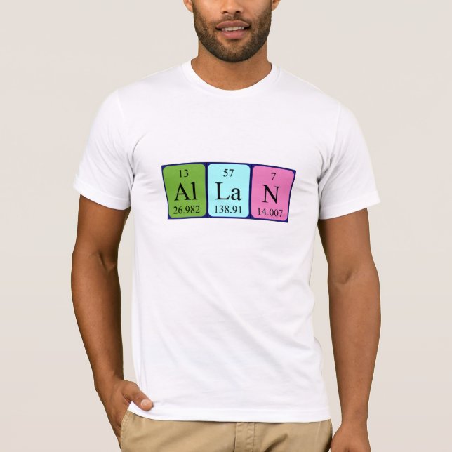 Allan Periodenname Shirt (Vorderseite)