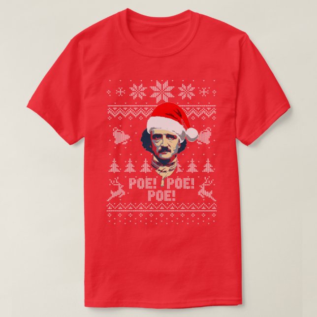 Allan Poe Ho Ho Ho Poe Poe Poe T-Shirt (Design vorne)