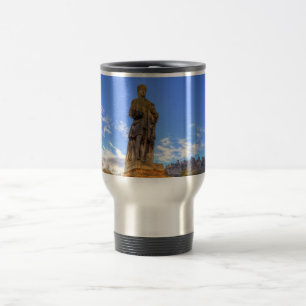 Allan Ramsey und Edinburgh Castle Schottland Reisebecher