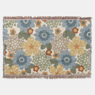 Allana Garden Hawaiian Graphic Floral - Gold Decke