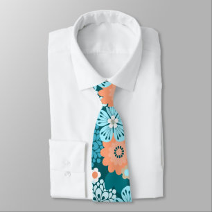 Allana Garden Hawaiian Graphical Bold Floral Krawatte