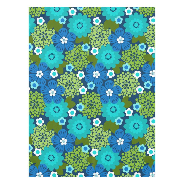 Allana Garden Hawaiian Graphical Floral - Cool Tischdecke (Vorderseite)