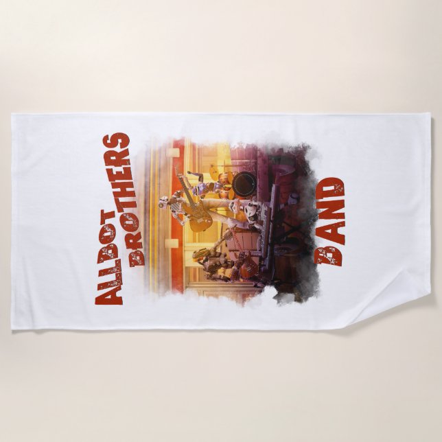 Allbot Brothers Band / Bobs Saucer Repair Strandtuch (Vorderseite)