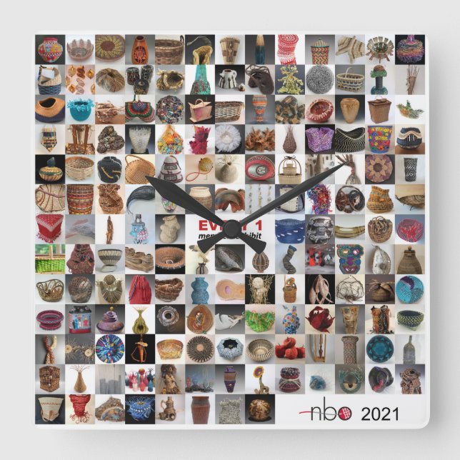 Alle 1 Körbe Wall Uhr (Vorderseite)