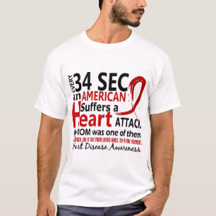 Alle 34 Sekunden-Mama-Herz-Krankheit/Angriff T-Shirt