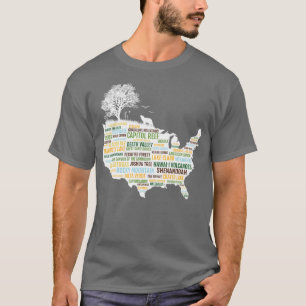 Alle 59 Parks in den USA T-Shirt