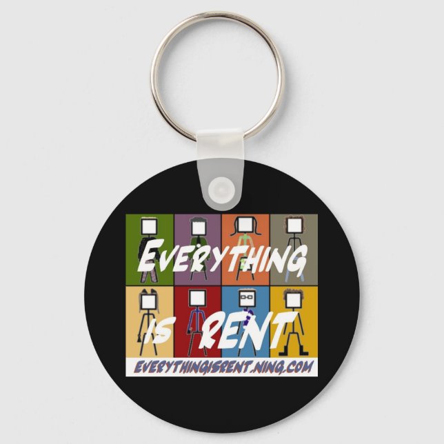 Alle 8 Strichmännchen Schlüsselanhänger (Vorderseite)