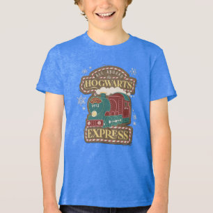 Alle Aboard auf dem HOGWARTS™-Express-Weihnachtspl Tri-Blend Shirt