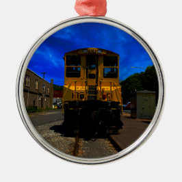 Alle Aboard den Zug Ornament Aus Metall