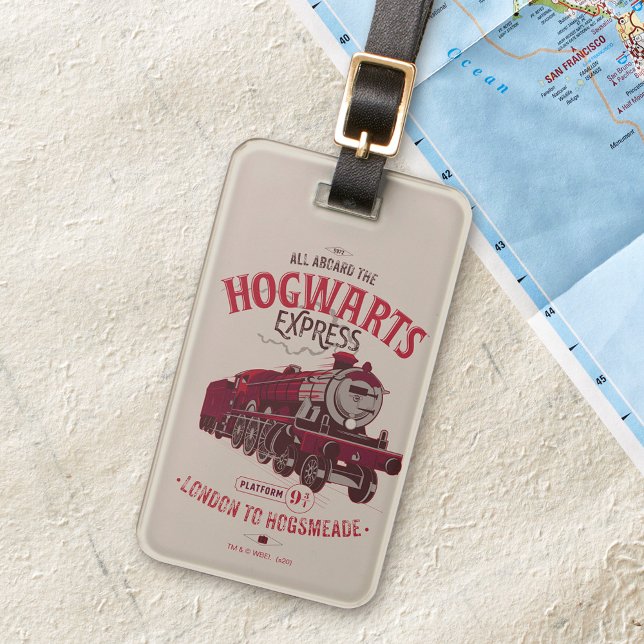 Alle Aboard Der Hogwarts-Express Gepäckanhänger (Von Creator hochgeladen)