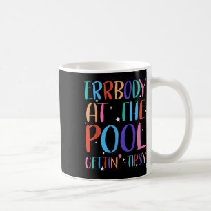 Alle am Pool werden beschwipst Essen Bier Wein Va Kaffeetasse