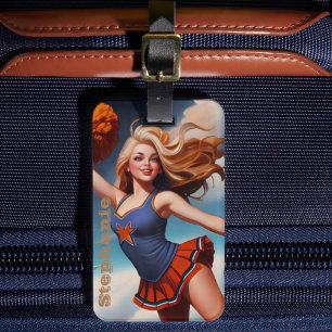 Alle American Girl Cheer Backpack Gepäckmarke Gepäckanhänger