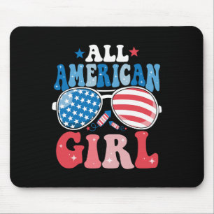 Alle American Girl Sungles 4. Juli Familienspiel Mousepad