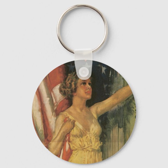 Alle Amerikaner Schlüsselanhänger (Vorderseite)