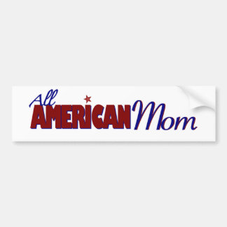 Alle amerikanische Mama Autoaufkleber