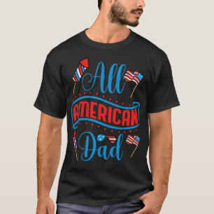 Alle amerikanische Papa-US-Flaggensonnenbrille für T-Shirt