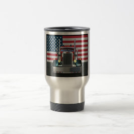 Alle amerikanische Peterbilt Reise-Tasse Reisebecher