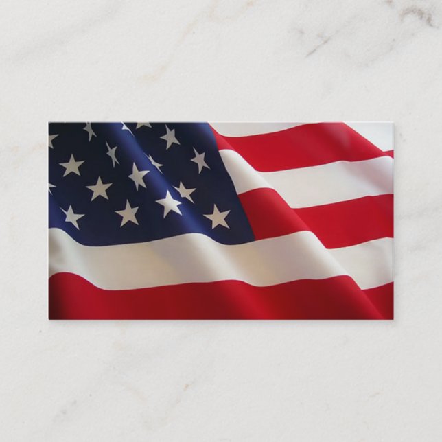 Alle amerikanische Visitenkarte (Vorderseite)