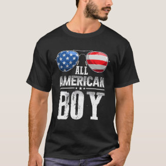 Alle amerikanischen 4. Juli Sonnenbrillen T-Shirt