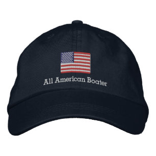 Alle amerikanischen Boote Bestickte Kappe
